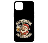Merry Drunk Im Christmas Santa Beer Humor Case for iPhone 14 Plus