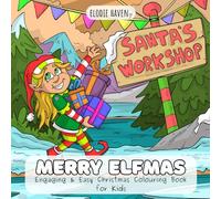 Merry Elfmas: Engaging & Easy Christmas Colouring Book