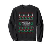 Merry Fecking Christmas, Funny Ugly Irish Ireland Saying Sweatshirt