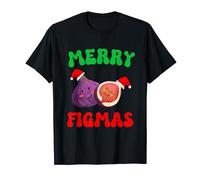 Merry Figmas Cute Christmas Fig Xmas Fig Lover T-Shirt