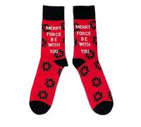 Merry Force Be With You Star Wars Xmas Mens Socks 6-10 UK / 39-44 Eur / 7-11 US