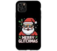 Merry Glitchmas Pixel Santa Retro Gaming Christmas Case for iPhone 11 Pro Max