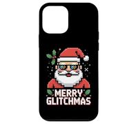 Merry Glitchmas Pixel Santa Retro Gaming Christmas Case for iPhone 12 mini