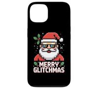 Merry Glitchmas Pixel Santa Retro Gaming Christmas Case for iPhone 13