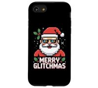Merry Glitchmas Pixel Santa Retro Gaming Christmas Case for iPhone SE (2020) / 7/8