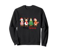 Merry Goosmas - Just a Jolly Goose - Christmas Goose Sweatshirt