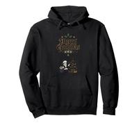 Merry Gothmas Skeleton Santa Dead Tree Goth Christmas Pullover Hoodie