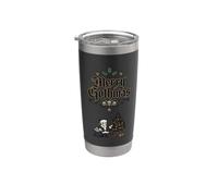 Merry Gothmas Skeleton Santa Dead Tree Goth Christmas Stainless Steel Insulated Tumbler