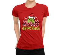 Merry Grinchmas Family Christmas Women's T-Shirt, red, M