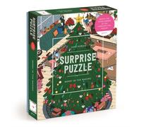 Galison - 1000-Piece Jigsaw Puzzle - Merry In the Making - Holiday Party Surprise Illustration