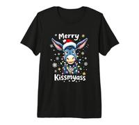 Merry KissMyAss Christmas Humor Premium T-Shirt