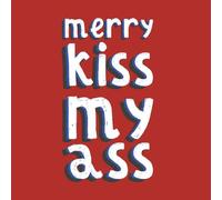 Merry KissMyAss Christmas Sweatshirt - Red - S