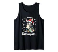 Merry KissMyAss Humorous Christmas Tank Top