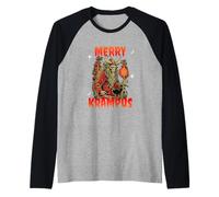 Merry Krampus Horror Ugly Christmas Gruss Vom Krampus Raglan Baseball Tee