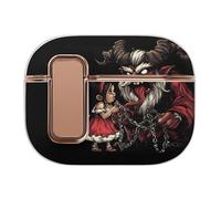 Merry Krampuscreepys Christmas Printed Case Compatible for Airpods Pro 2 Earbud Cases Earphone Protective Covers