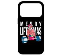 Merry Liftmas DeadLifting Tattooed Santa Claus brings Gainz! Case for iPhone 17 Pro