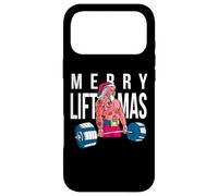 Merry Liftmas DeadLifting Tattooed Santa Claus brings Gainz! Case for iPhone 17 Pro Max