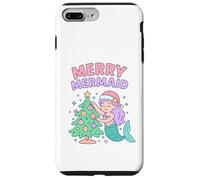 Merry Mermaid Kids Christmas Design Case for iPhone 7 Plus/8 Plus