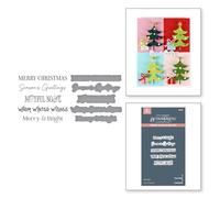 Merry Messages Plate & Die Set from The Wonderland Collection