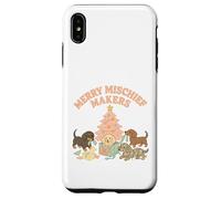 Merry Mischief Makers Pastel Dachshund Christmas Case for iPhone XS Max