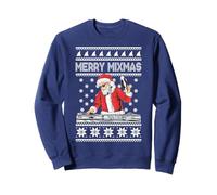 Merry Mixmas Funny Christmas Dj Hip Hop Music party EDM Ugly Sweatshirt