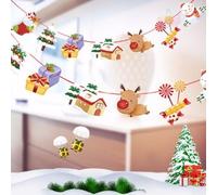 Merry Moments Await Get This Fun Loving, Stylishly Crafted 2021 Xmas Party Decoration featuring Sweet Santas & Elks (House)