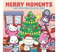 Merry Moments Cozy Christmas Coloring Book: Hygge Scenes and Simple Winter Theme Designs for Adults and Teens