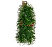 Merry Moments Holly & Bauble Tinsel 2m - Place It In Your Living Room On The Walls Or On The Fireplace, Or Decide To Hang It From Your Tree - The Possibilities Are Endless!