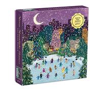 GALISON BOOKS 9780735366725 Merry Moonlight Skaters 500 Piece Foil Puzzle