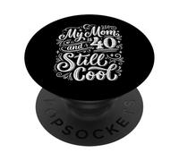 Merry Morning Coffee Holiday Script Graphic PopSockets Adhesive PopGrip