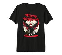 Merry Mothmas Cryptid Mothman Christmas Costume Premium T-Shirt