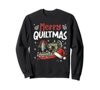 Merry Quiltmas Funny Quilter Christmas Sewing Sweatshirt