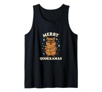 Merry Quokkamas Funny Quokka Lover Cute Quokkas Christmas Tank Top