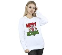 Merry Rickmas Sweatshirt Rick & Morty White XXL