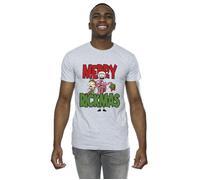 Merry Rickmas T-Shirt Rick & Morty Grey 4XL
