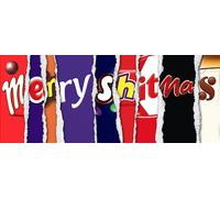 Merry Sh!tmas Chocolate Bar with Novelty Joke Wrapper - Funny Rude Gift Christmas Present (Chocolate Included)