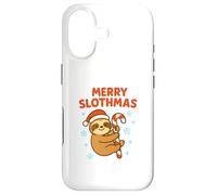 Merry Slothmas Kids Christmas Sloth Design Case for iPhone 17