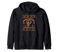 Merry Starlights warriors of light - Christmas Red Mage Zip Hoodie
