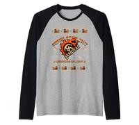 Merry Starlights Warriors of Light - Christmas Samurai Raglan Baseball Tee