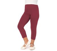 Merry Style Girl's 3/4 Leggings MS10-226(Claret, 12-Years)