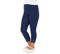 Merry Style Girl's 3/4 Leggings MS10-293(Navy Blue,146 cm)