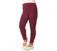 Merry Style Girl's Long Leggings MS10-130 (Burgundy, 5-Years)
