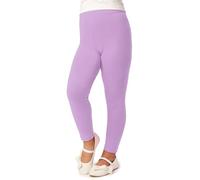Merry Style Girl's Long Leggings MS10-130(Light Violet, 9-Years)