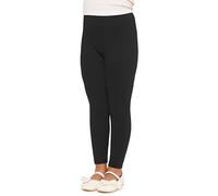 Merry Style Girl's Long Leggings MS10-225(Black, 9-Years)