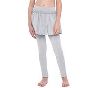 Merry Style Girl's Long Leggings with Skirt MS10-255 (Melange, 12-Years)