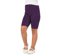 Merry Style Girl's Short Leggings MS10-132(Plum, 5-Years)