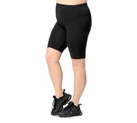 Merry Style Short Leggings Plus Size Women's Shorts Made of Cotton Comfortable Shorts Cycling Shorts Ideal for Everyday Wear and Sports Activities MS10-456 (Black, 3XL)