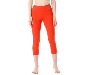 Merry Style Women's 3/4 Cotton Leggings MS10-430 (Orange, XL)
