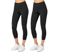 Merry Style Women's 3/4 Leggings 2 Pack MS10-199