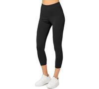 Merry Style Women's 3/4 Leggings MS10-199(Black, 4XL)